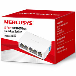 SWITCH DE 5 PUERTOS 10/100 - MERCUSYS