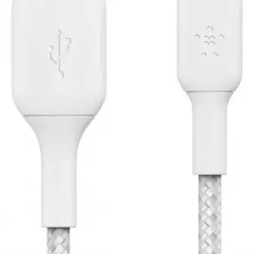 CABLE USB-C A USB-A COLOR BLANCO 2M