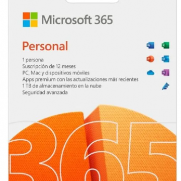 LICENCIA MICROSOFT 365 PERSONAL 1 AÑO ESD