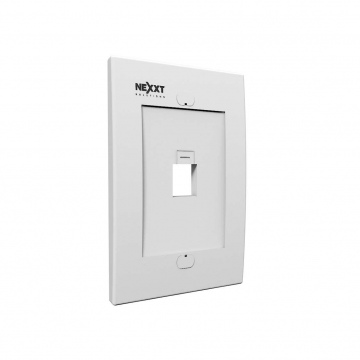 FACE PLATE BLANCO 2 PUERTOS NEXXT