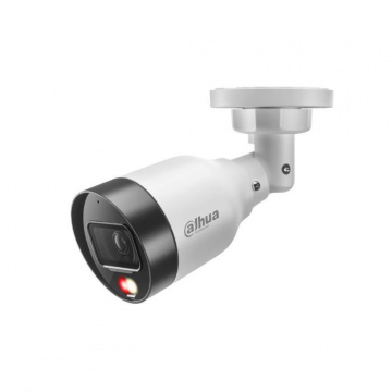 DC - IPC - HFW1239S1 - ILCAMARA IP BALA SEMIMETALICA FULL COLOR 2MP 30FPS LENTE 2.8MM FOV 110GR DWDR LED 10M H.265 POE IP67